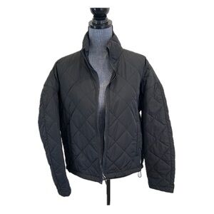 Free Country Black Quilted Packable Jacket
